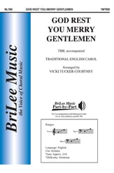 God Rest You Merry, Gentlemen TBB choral sheet music cover